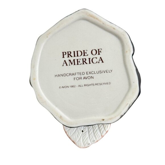 Vintage 1982 Avon Porcelain  America Eagle Pride of America Figurine 8" Tall - Picture 12 of 12